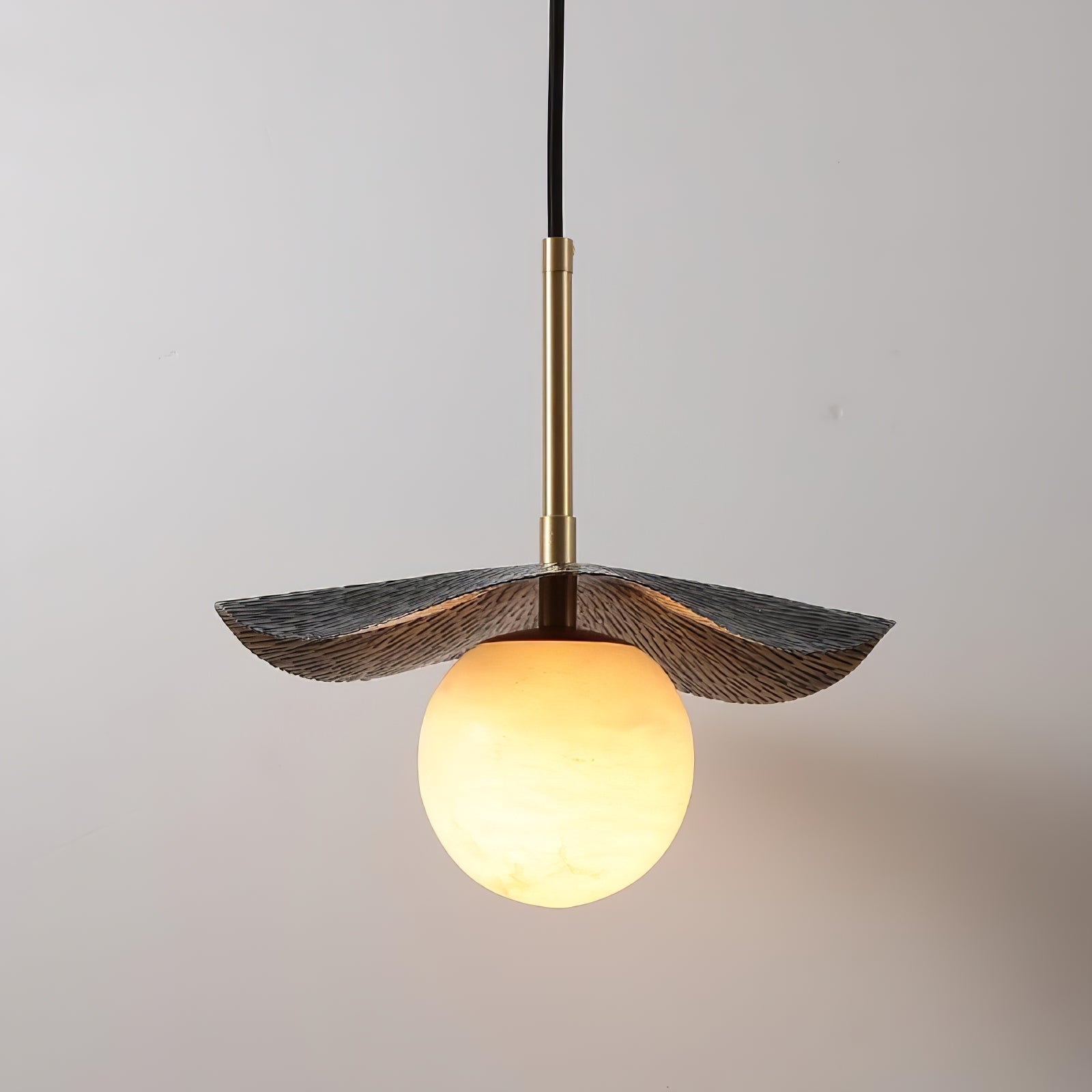Zaraeen Lampe Suspendue En Laiton Et Albâtre Minimaliste Moderne - Neutralighting