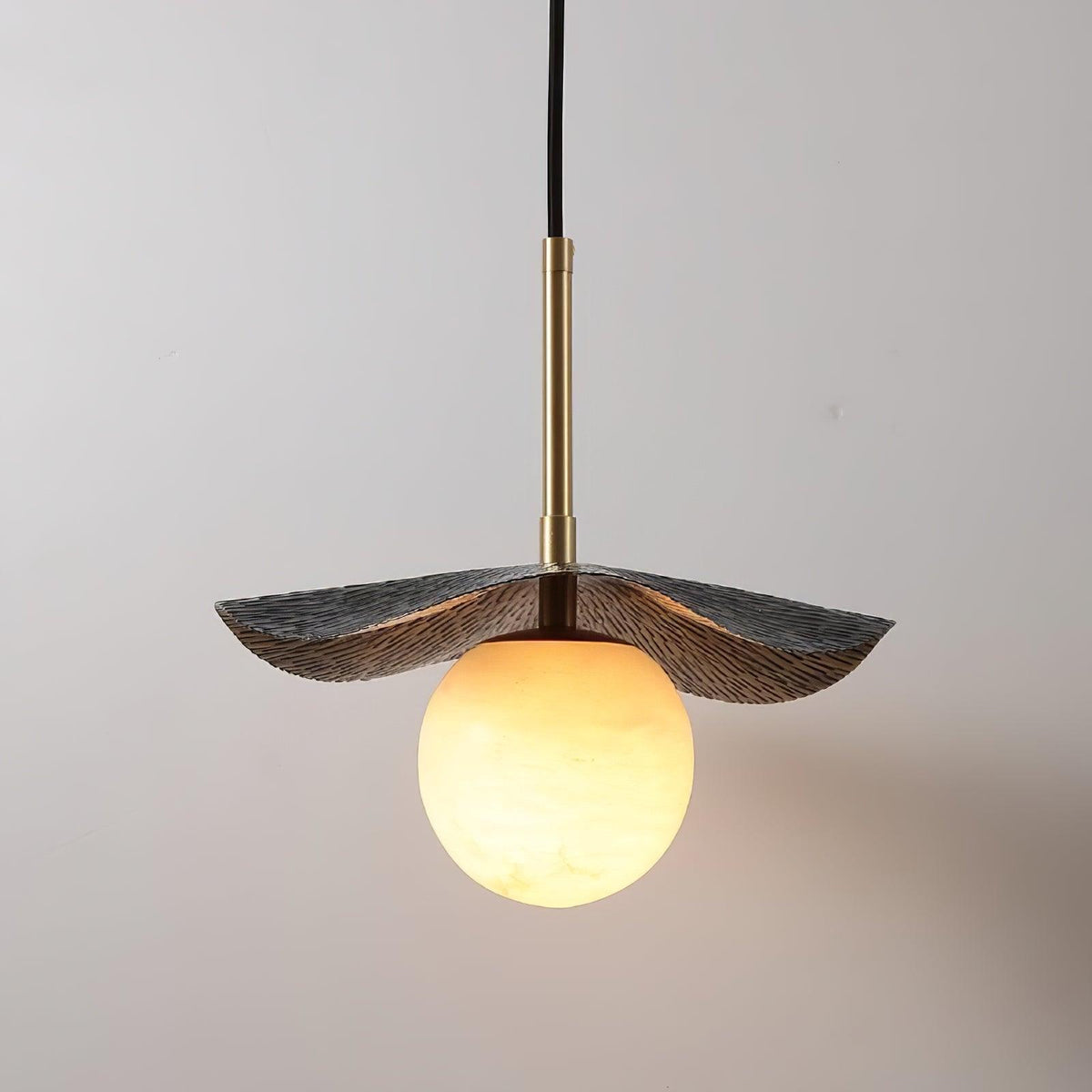 Ivvynen Suspension en Albâtre avec Canopée en Forme de Feuille - Neutralighting