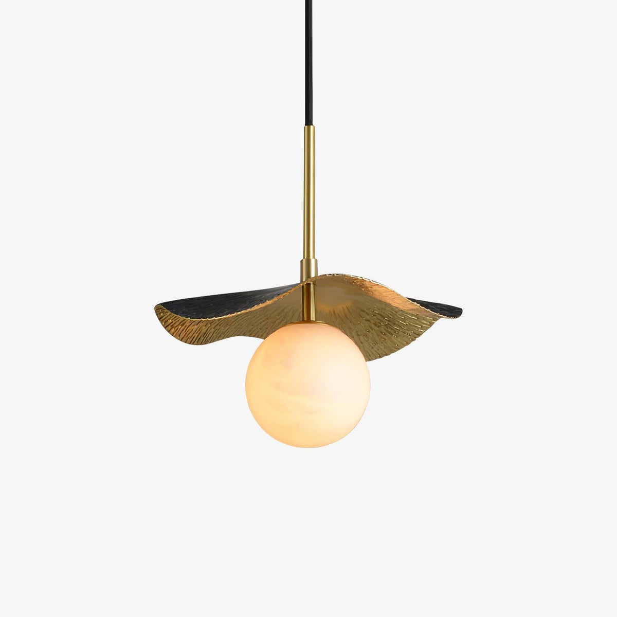Ivvynen Suspension en Albâtre avec Canopée en Forme de Feuille - Neutralighting