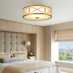 Vovene Plafonnier En Laiton Et Verre Minimaliste Moderne - Neutralighting