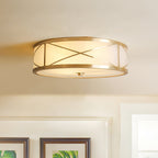 Vovene Plafonnier En Laiton Et Verre Minimaliste Moderne - Neutralighting