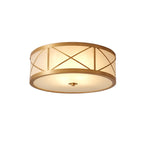 Vovene Plafonnier En Laiton Et Verre Minimaliste Moderne - Neutralighting
