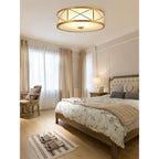 Vovene Plafonnier En Laiton Et Verre Minimaliste Moderne - Neutralighting