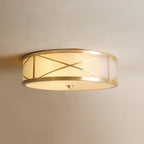 Vovene Plafonnier En Laiton Et Verre Minimaliste Moderne - Neutralighting