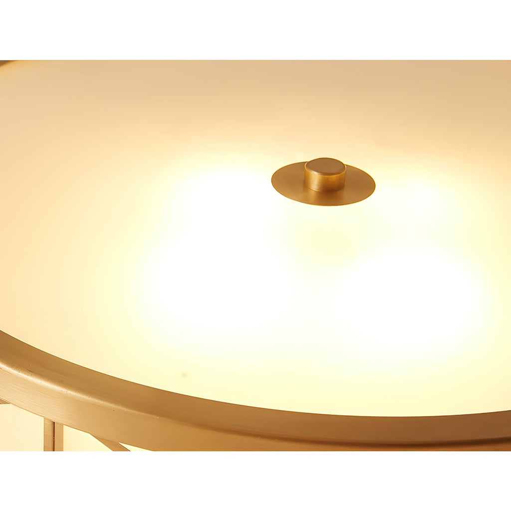 Vovene Plafonnier En Laiton Et Verre Minimaliste Moderne - Neutralighting