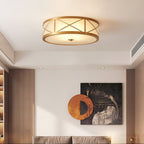Vovene Plafonnier En Laiton Et Verre Minimaliste Moderne - Neutralighting