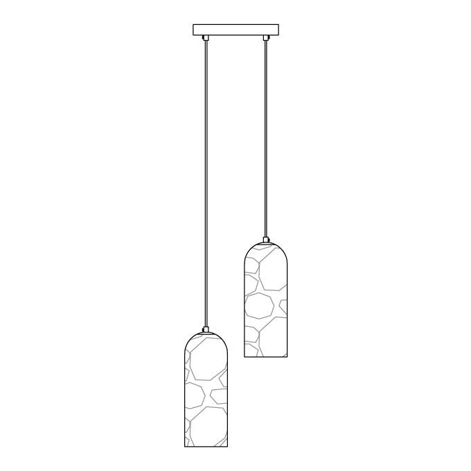 Zashayra Suspension Cylindrique en Albâtre - Neutralighting