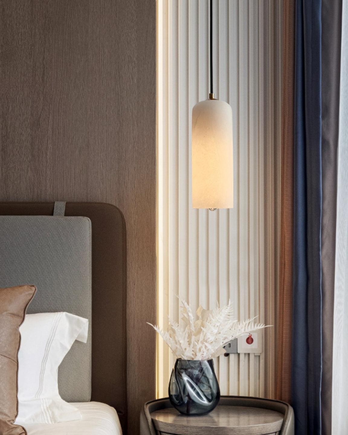 Zashayra Suspension Cylindrique en Albâtre - Neutralighting