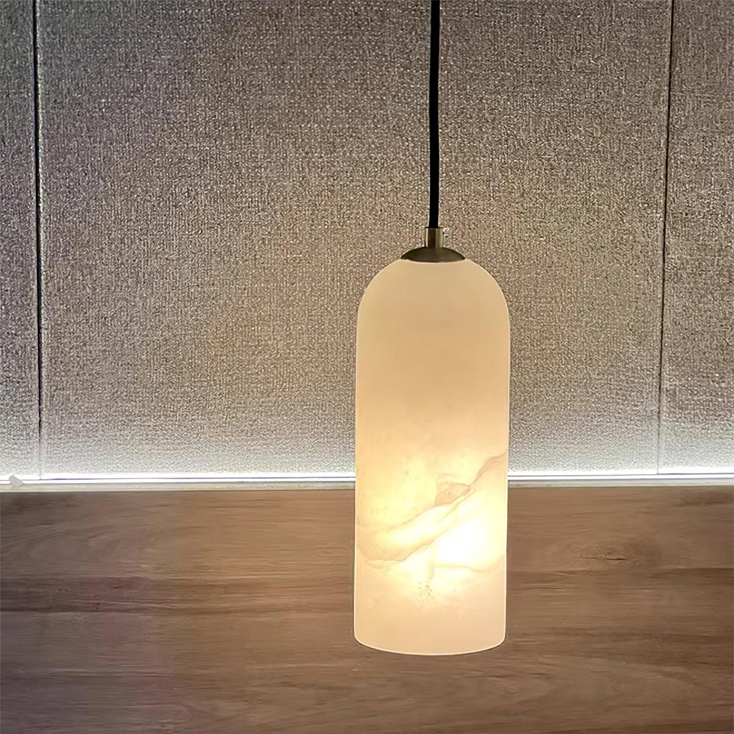 Zashayra Suspension Cylindrique en Albâtre - Neutralighting