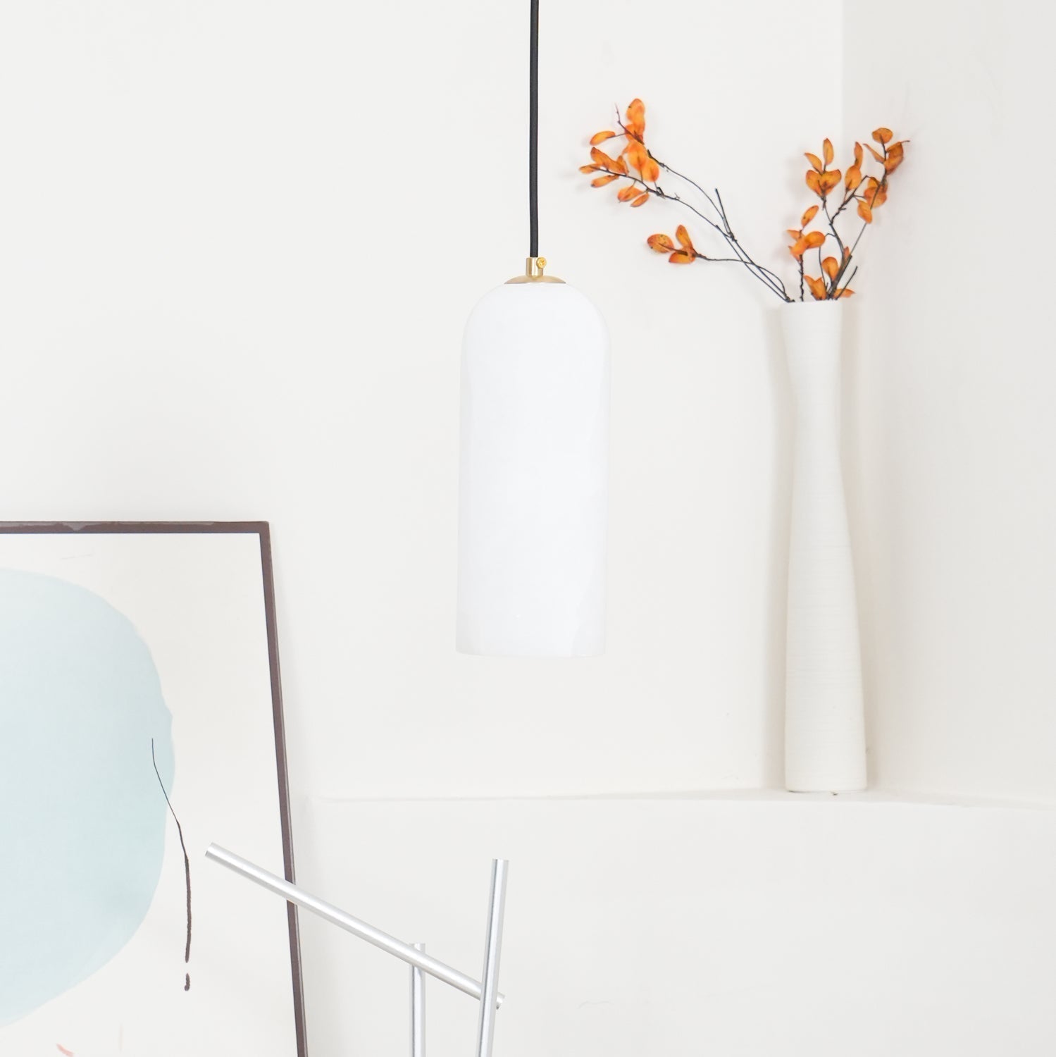 Zashayra Suspension Cylindrique en Albâtre - Neutralighting