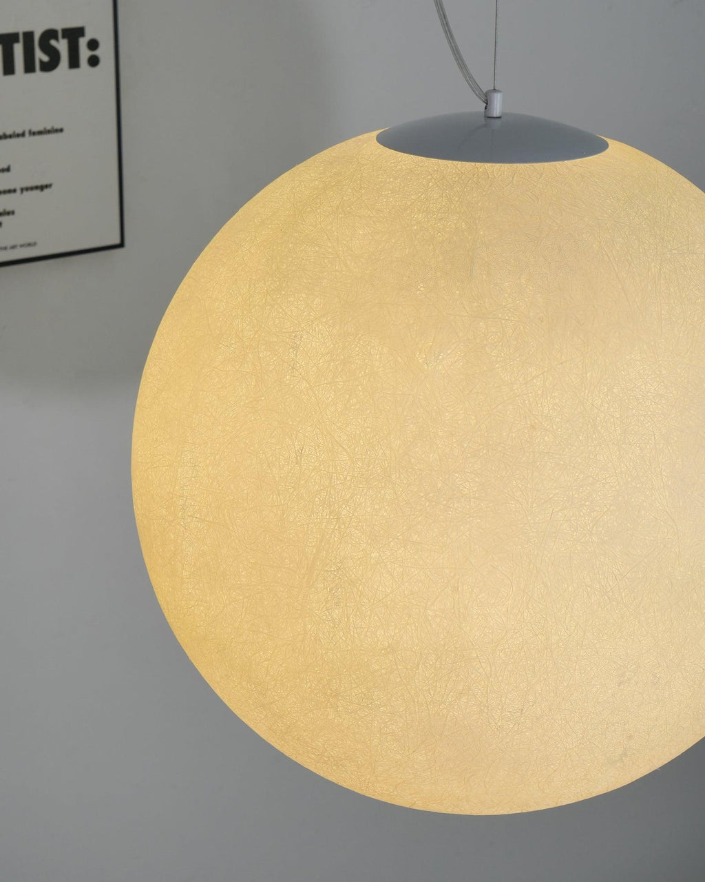 Lustra Suspension Lampe en Forme de Lune pour Salon - Neutralighting