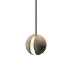 Solara Suspension Sphère en Béton Lune Minimaliste - Neutralighting
