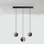 Solara Suspension Sphère en Béton Lune Minimaliste - Neutralighting