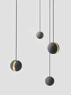 Solara Suspension Sphère en Béton Lune Minimaliste - Neutralighting