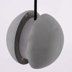 Solara Suspension Sphère en Béton Lune Minimaliste - Neutralighting