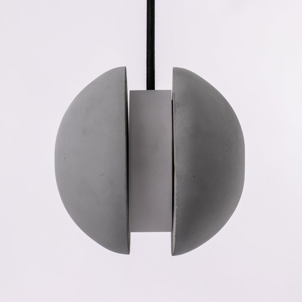 Solara Suspension Sphère en Béton Lune Minimaliste - Neutralighting