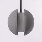 Solara Suspension Sphère en Béton Lune Minimaliste - Neutralighting