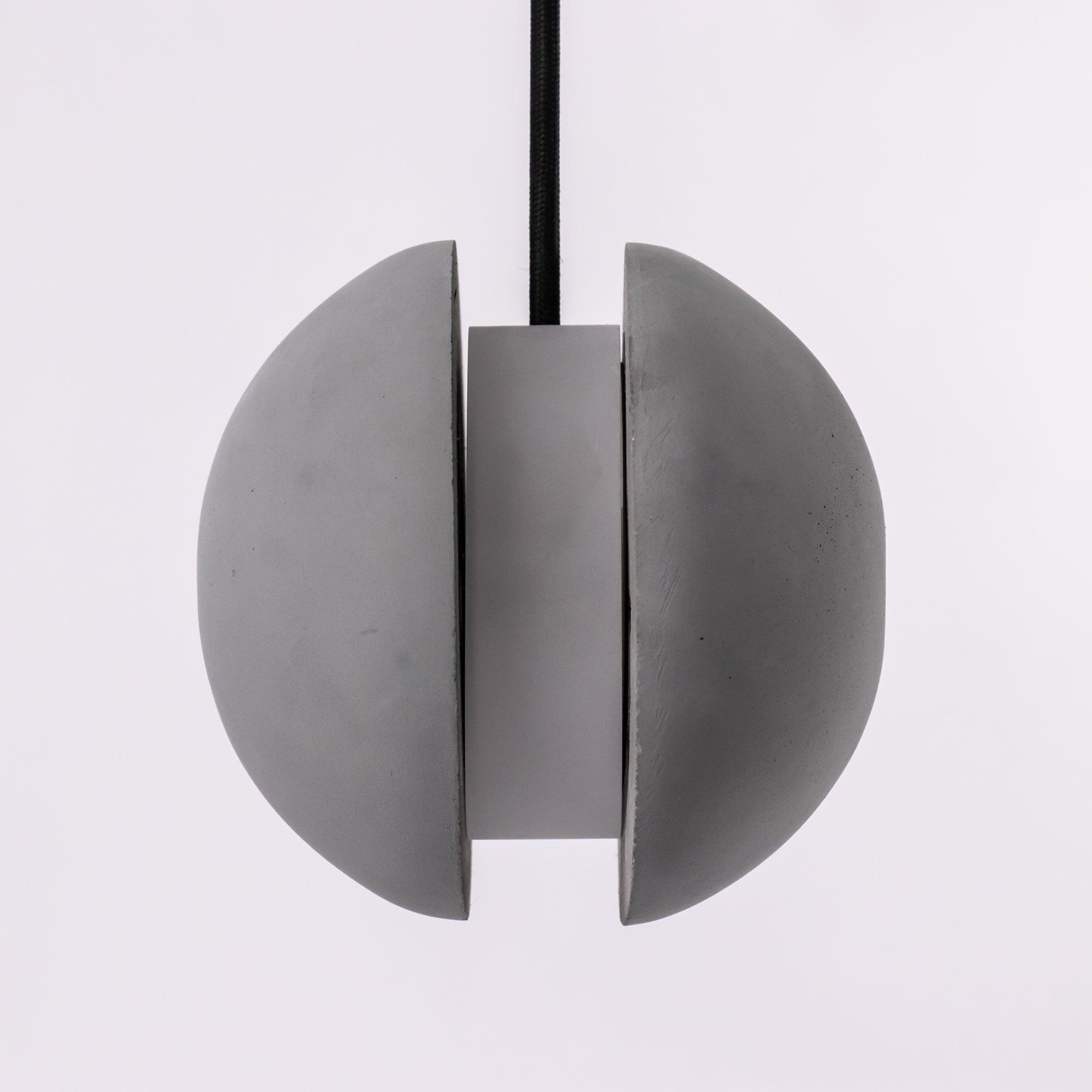 Solara Suspension Sphère en Béton Lune Minimaliste - Neutralighting