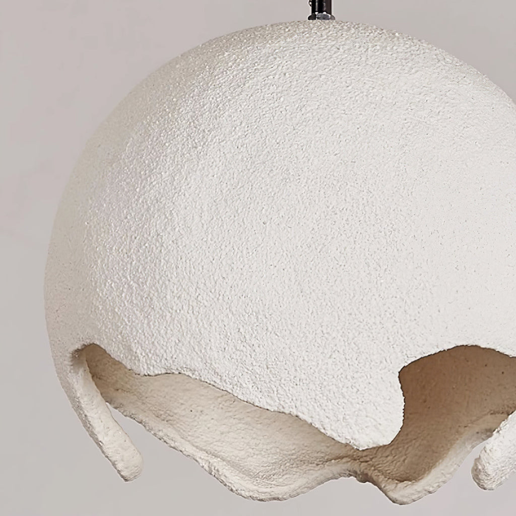 Moon Suspension Crater en Résine Curvilinéaire Minimaliste - Neutralighting