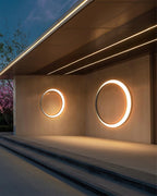 Zathee Applique Murale Extérieure LED Circulaire - Neutralighting
