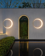 Zathee Applique Murale Extérieure LED Circulaire - Neutralighting