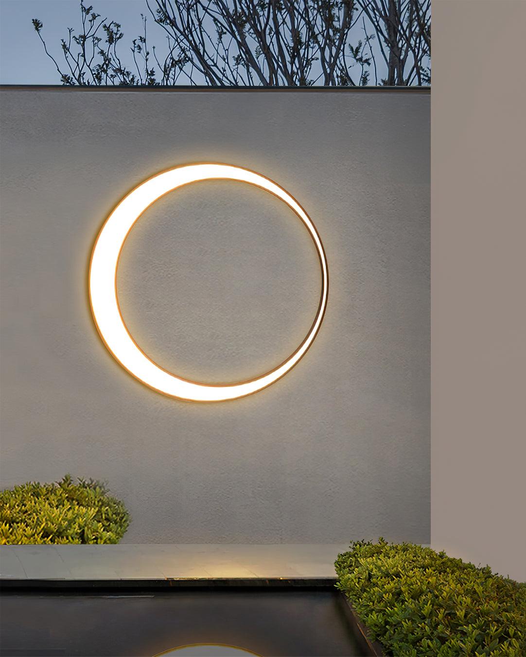 Zathee Applique Murale Extérieure LED Circulaire - Neutralighting