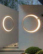 Zathee Applique Murale Extérieure LED Circulaire - Neutralighting