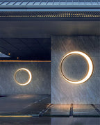 Zathee Applique Murale Extérieure LED Circulaire - Neutralighting