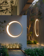 Zathee Applique Murale Extérieure LED Circulaire - Neutralighting
