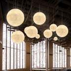 Lustra Suspension Lampe en Forme de Lune pour Salon - Neutralighting