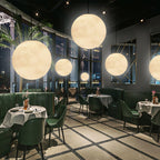 Lustra Suspension Lampe en Forme de Lune pour Salon - Neutralighting