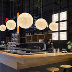 Lustra Suspension Lampe en Forme de Lune pour Salon - Neutralighting