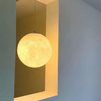 Lustra Suspension Lampe en Forme de Lune pour Salon - Neutralighting