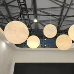 Lustra Suspension Lampe en Forme de Lune pour Salon - Neutralighting