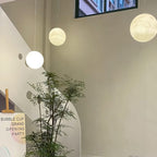 Lustra Suspension Lampe en Forme de Lune pour Salon - Neutralighting