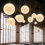 Lustra Suspension Lampe en Forme de Lune pour Salon - Neutralighting
