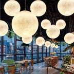 Lustra Suspension Lampe en Forme de Lune pour Salon - Neutralighting