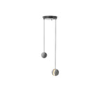 Solara Suspension Sphère en Béton Lune Minimaliste - Neutralighting