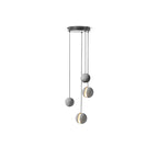 Solara Suspension Sphère en Béton Lune Minimaliste - Neutralighting