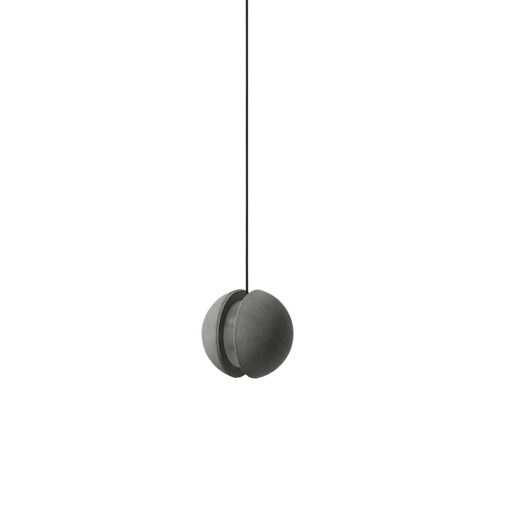 Solara Suspension Sphère en Béton Lune Minimaliste - Neutralighting