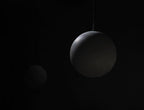 Solara Suspension Sphère en Béton Lune Minimaliste - Neutralighting