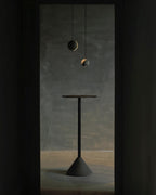 Solara Suspension Sphère en Béton Lune Minimaliste - Neutralighting