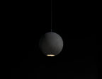 Solara Suspension Sphère en Béton Lune Minimaliste - Neutralighting