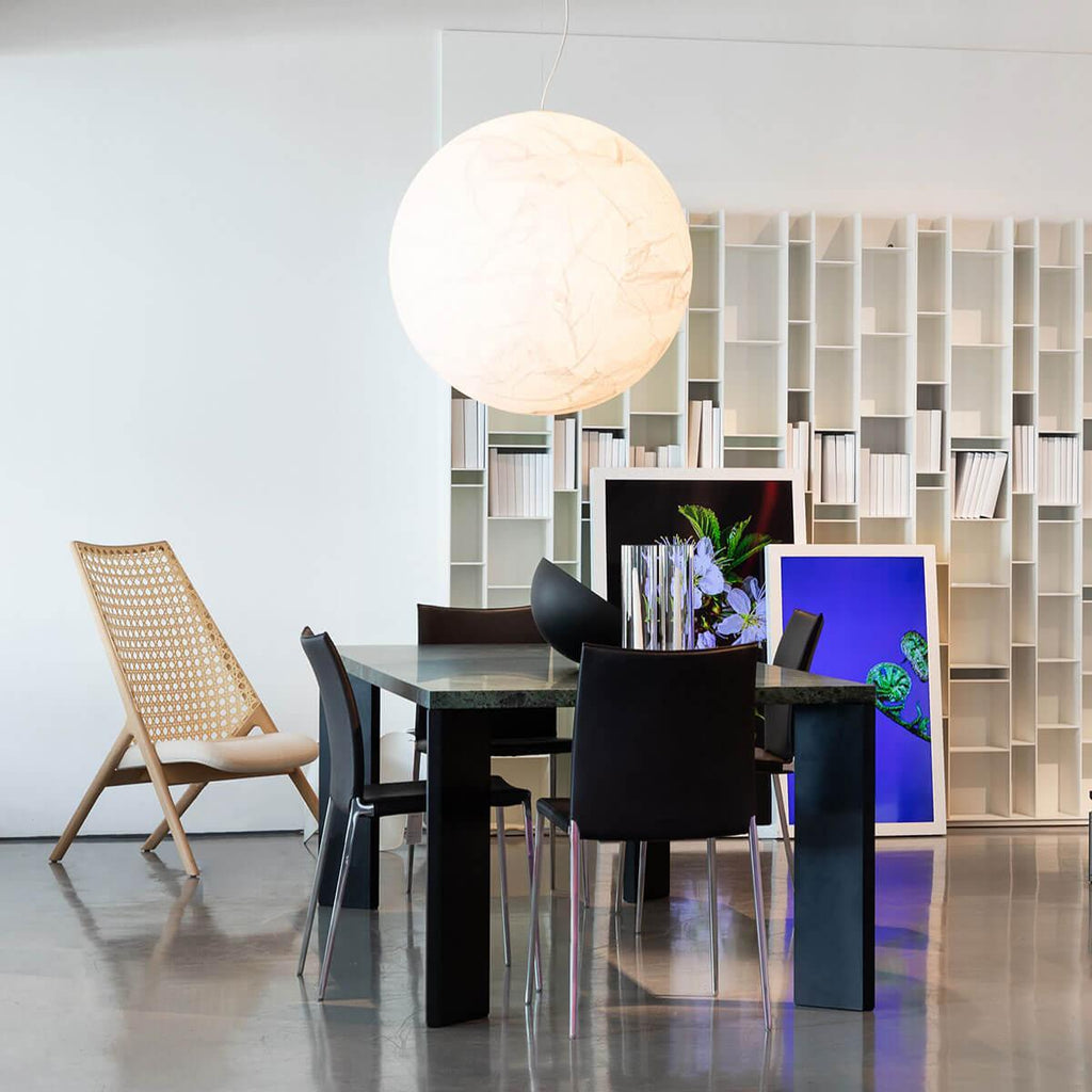 Globe Lampe Suspendue Minimaliste en Soie - Neutralighting