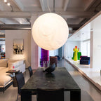 Globe Lampe Suspendue Minimaliste en Soie - Neutralighting