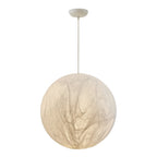 Globe Lampe Suspendue Minimaliste en Soie - Neutralighting