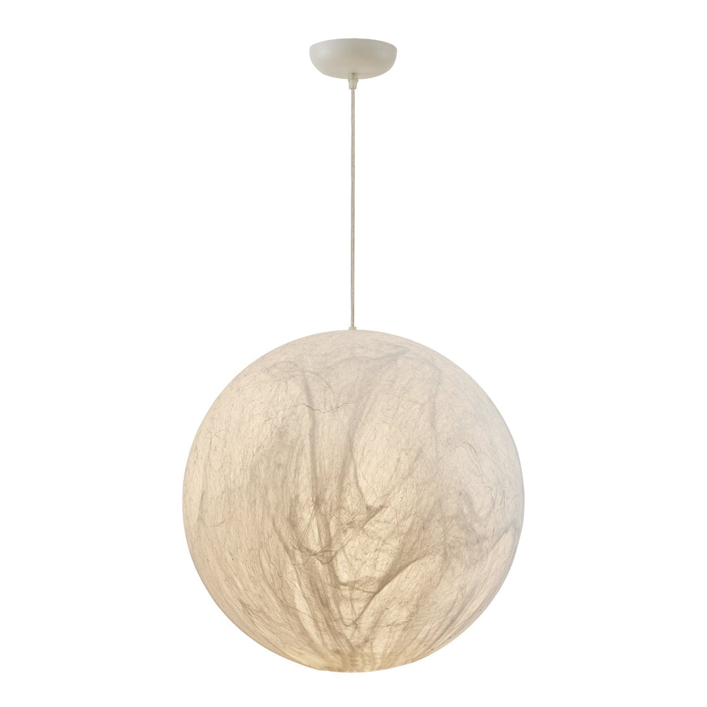 Globe Lampe Suspendue Minimaliste en Soie - Neutralighting