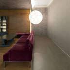 Globe Lampe Suspendue Minimaliste en Soie - Neutralighting