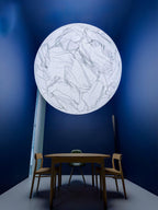 Globe Lampe Suspendue Minimaliste en Soie - Neutralighting