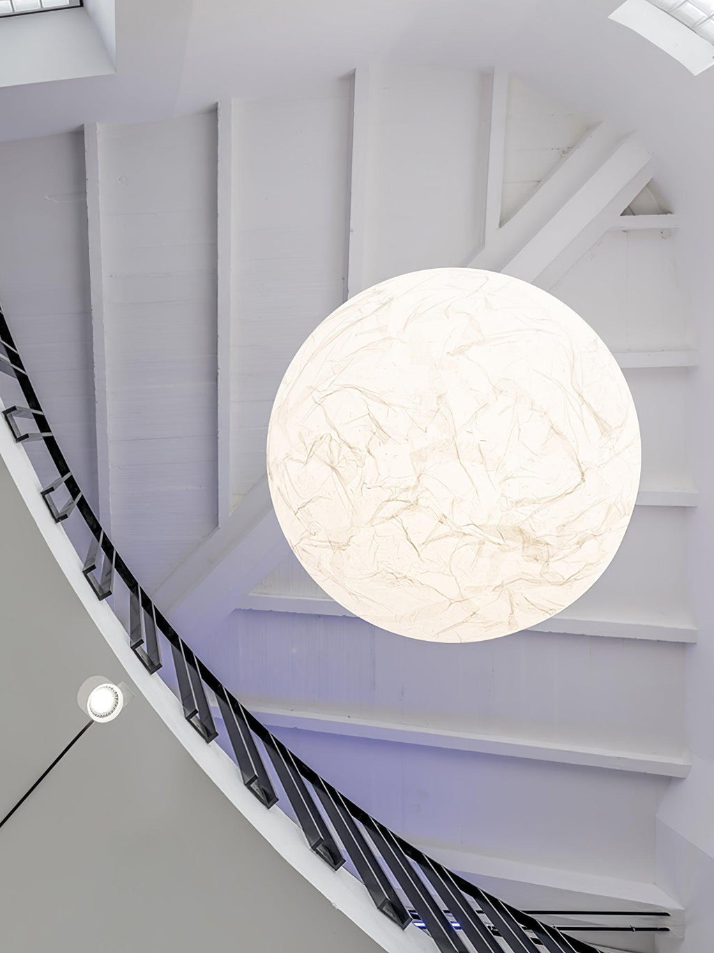 Globe Lampe Suspendue Minimaliste en Soie - Neutralighting